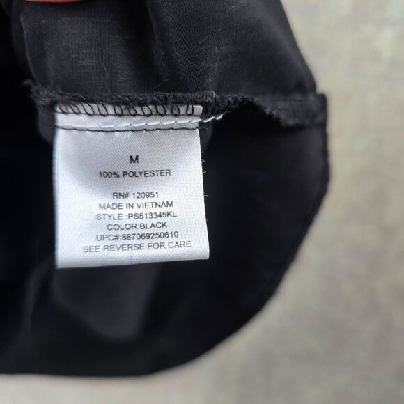 Pink Republic Womens Black Short-Sleeve Dress With Pockets Polyester Size M - Picture 5 of 8